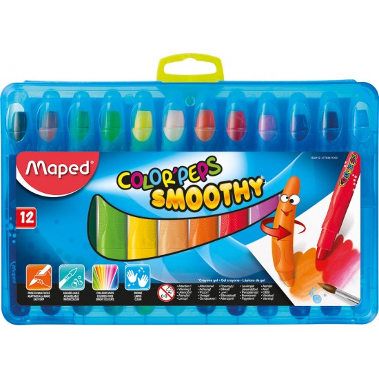 MAPED 836112 COLOR PEPS SMOOTHY PARLAK MUM BOYA 12