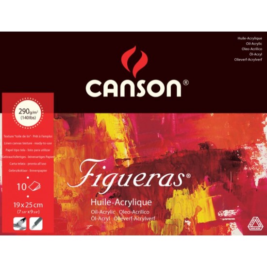 CANSON 200857220 PAD CANFIGUERAS 10S 19X25 290G