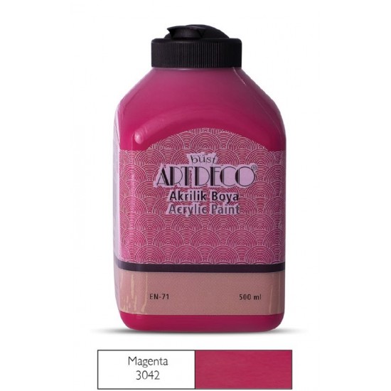 ARTDECO 070L-3042 AKRİLİK BOYA 500ML MAGENTA