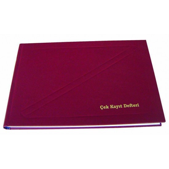 DİLMAN ÇEK KAYIT DEFTERİ 17X24 192YP