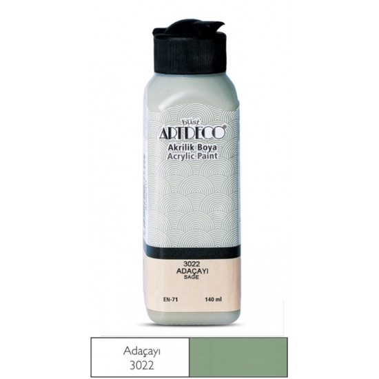 ARTDECO 070R-3022 AKRİLİK BOYA 140ML ADAÇAYI