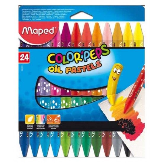 MAPED 864012 COLOR PEPS YAĞLI PASTEL 24LÜ