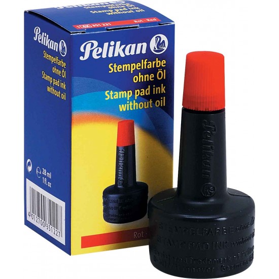 PELİKAN ISTAMPA MÜREKKEBİ 30 cc KIRMIZI