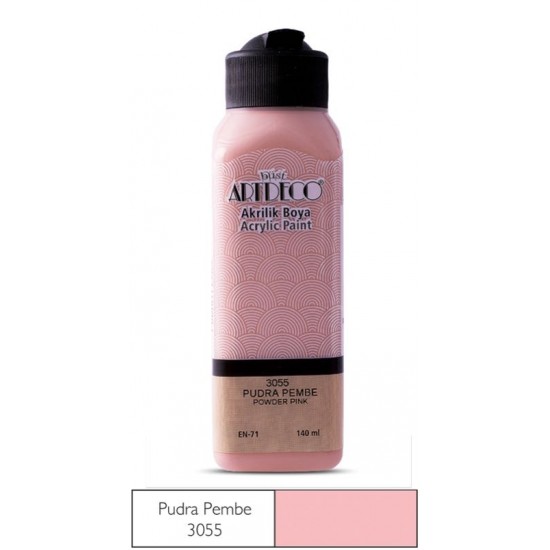 ARTDECO 070R-3055 AKRİLİK BOYA 140ML PUDRA PEMBE