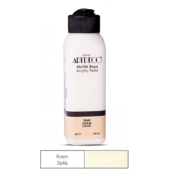 ARTDECO 070R-3646 AKRİLİK BOYA 140ML KREM