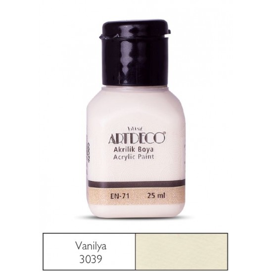 ARTDECO 070A-3039 AKRİLİK BOYA 25ML VANİLYA