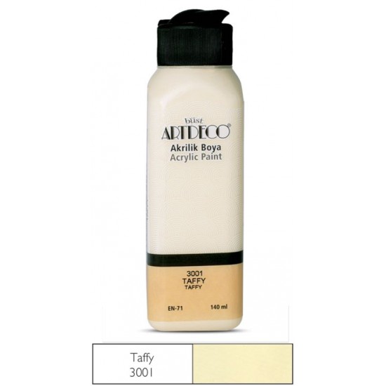 ARTDECO 070R-3001 AKRİLİK BOYA 140ML TAFFY