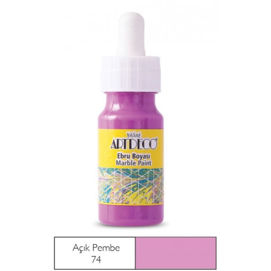 ARTDECO 16B-74 EBRU BOYASI 30ML AÇIK PEMBE