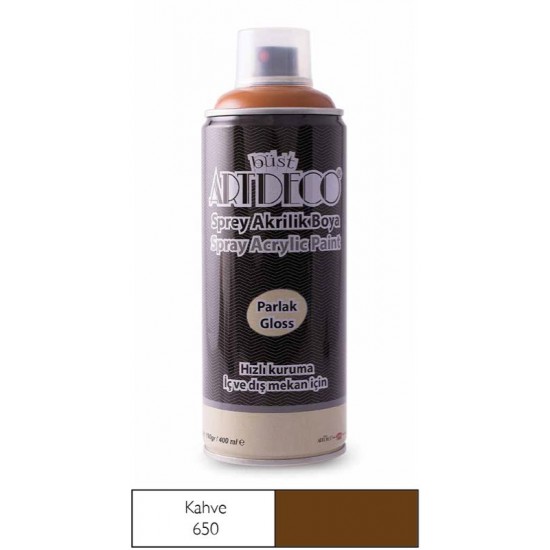 ARTDECO 400-650 SPREY BOYA 400ML KAHVERENGİ