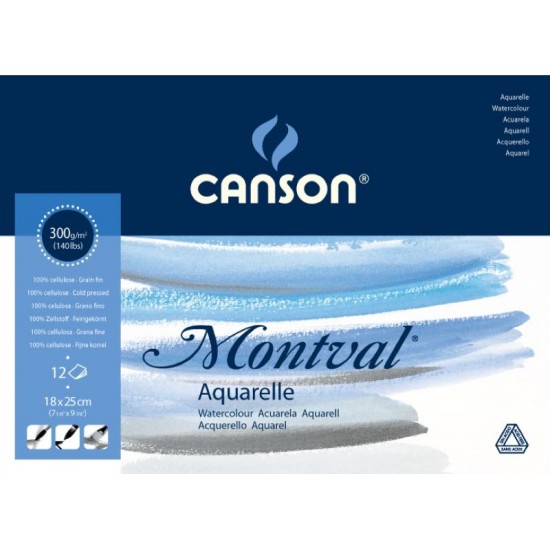 CANSON 200807317 MONTVAL SULUBOYA BLOK 18X25 300G