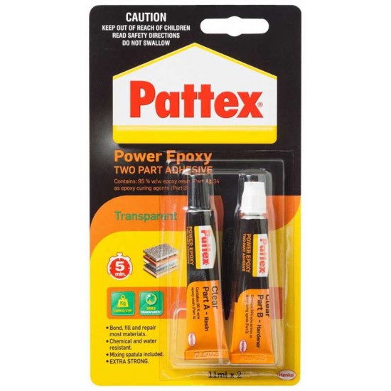 PATTEX 1990107 EPOKSİ GÜÇLÜ YAPIŞTIRICI 2X11ML