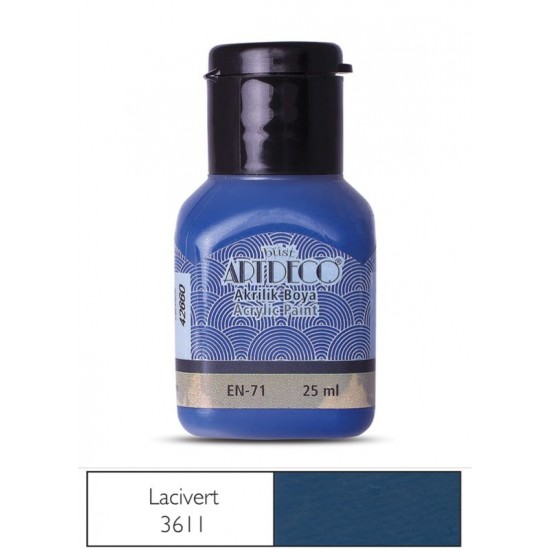 ARTDECO 070A-3611 AKRİLİK BOYA 25ML LACİVERT