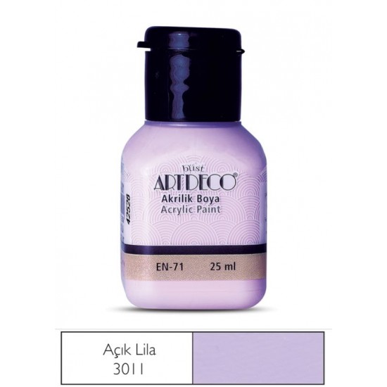 ARTDECO 070A-3011 AKRİLİK BOYA 25ML AÇIK LİLA