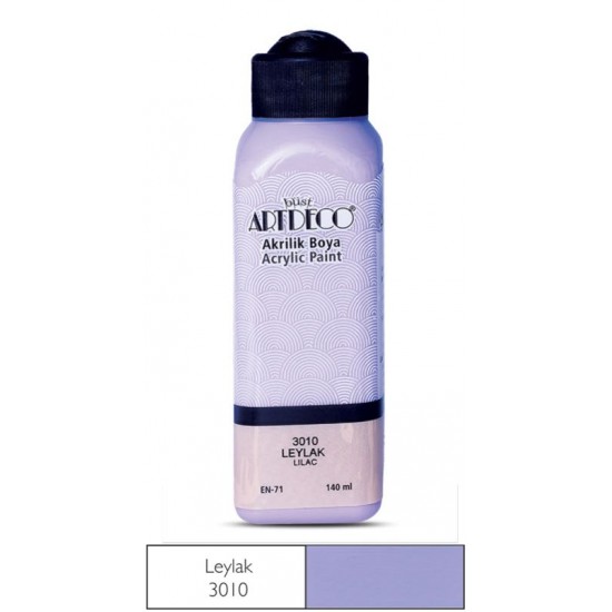 ARTDECO 070R-3010 AKRİLİK BOYA 140ML LEYLAK