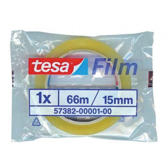 TESA 57382 FİLM STANDART ŞEFFAF BANT 66X15