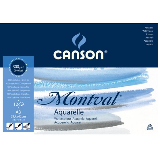 CANSON MONTVAL SULUBOYA BLOK A3 300G 200807320