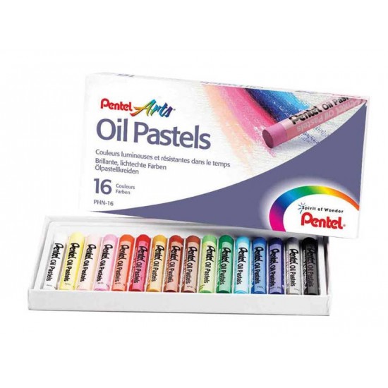 PENTEL PHN16 YAĞLI PASTEL 16LI