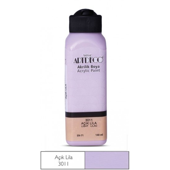 ARTDECO 070R-3011 AKRİLİK BOYA 140ML AÇIK LİLA