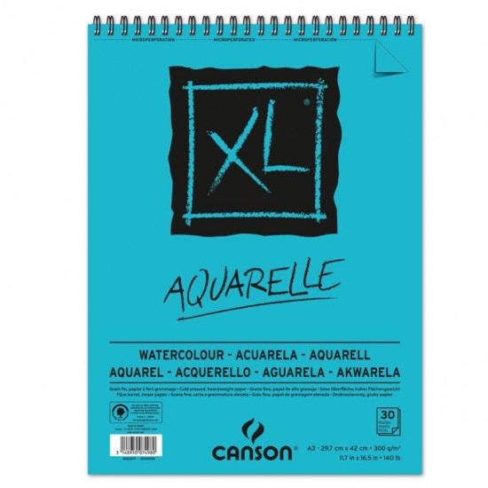 CANSON 400039171 SPP CANXL AQUARELLE 305 A3 300GR