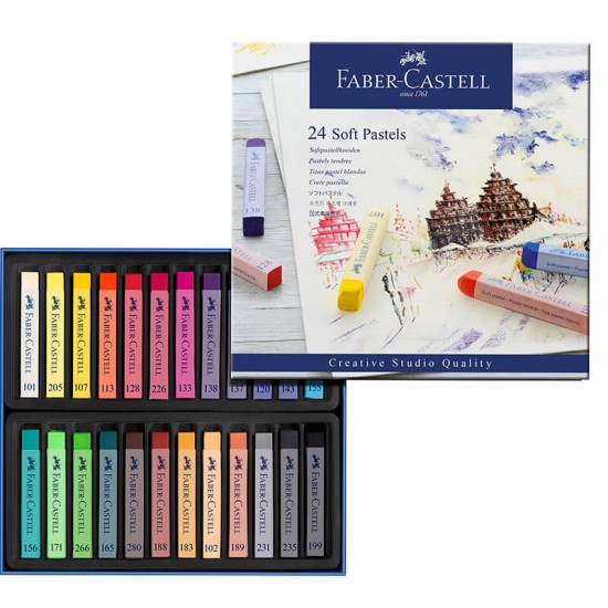 FABER CREATİVİTY TOZ PASTEL 24 RENK TAMBOY 128324