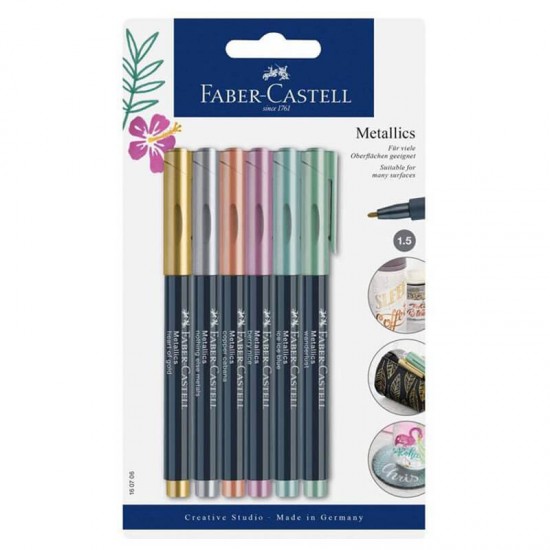 FABER METALİK MARKÖR 6LI SET 160706