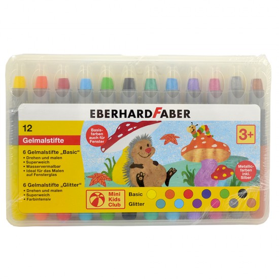 EBERHARD FABER GEL PASTEL BASİC 12 RENK METALİK