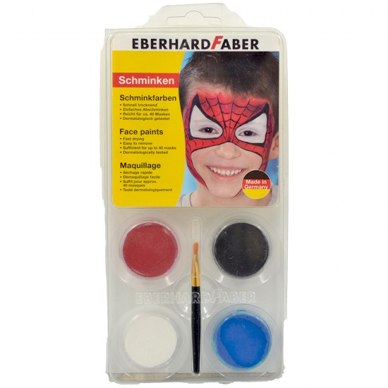 EBERHARD FABER 579015 YÜZ BOYASI 4 RENK SPİDERMAN