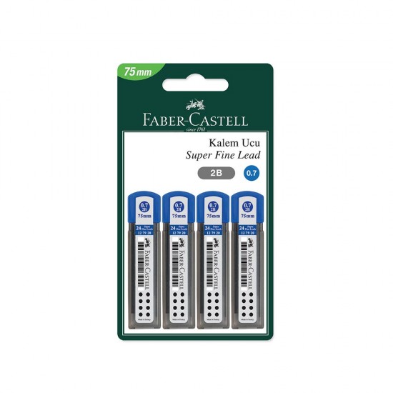 FABER SÜPER FİNE MİN 2B 07MM 75MM 4LÜ BLS.127775