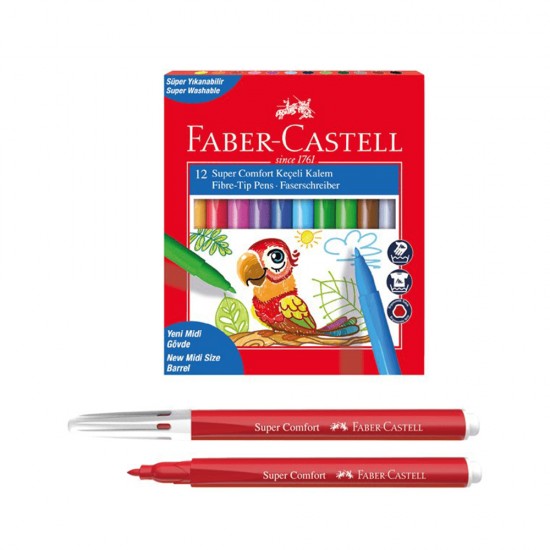 FABER KEÇELİ KALEM SÜPER COMFORT 12Lİ 155130