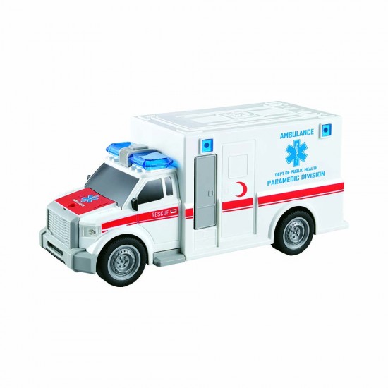 ADELAND NİTRO SPEED 1:20 POLİS AMBULANS BEYAZ 000406