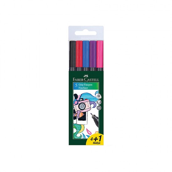 FABER GRİP FİNEPEN 0,4MM 4+1 SET 000010