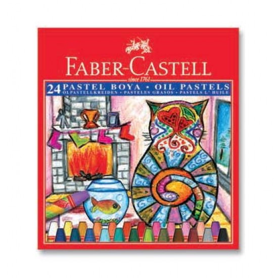 FABER PASTEL BOYA 24 RENK KUTULU 125324