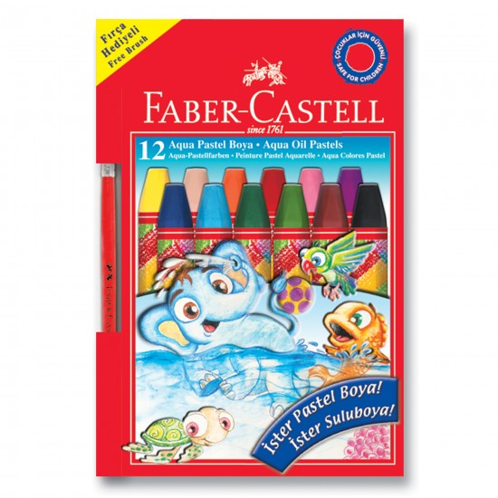 FABER AQUA PASTEL BOYA 12 RENK 125400