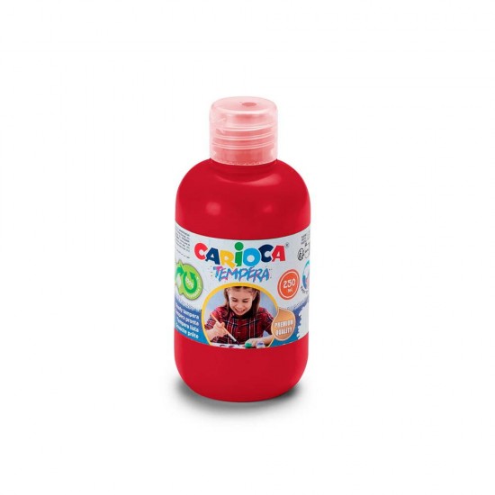 CARİOCA KO4024/10 TEMPERA SULUBOYA YIKANABİLİR 250ML KIRMIZI