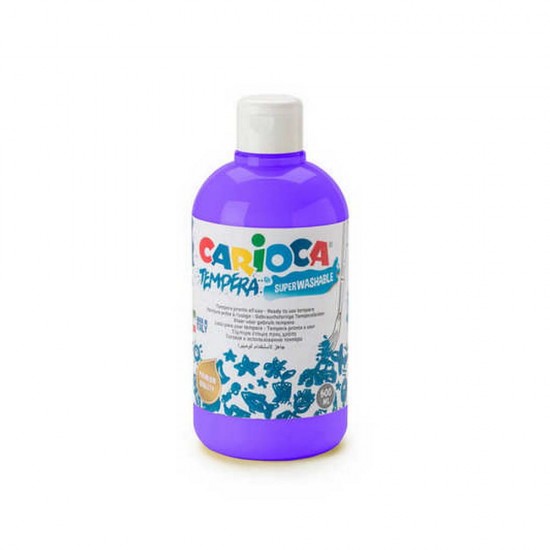 CARİOCA KO027/18 TEMPERA BOYA YIKANABİLİR 500ML MOR