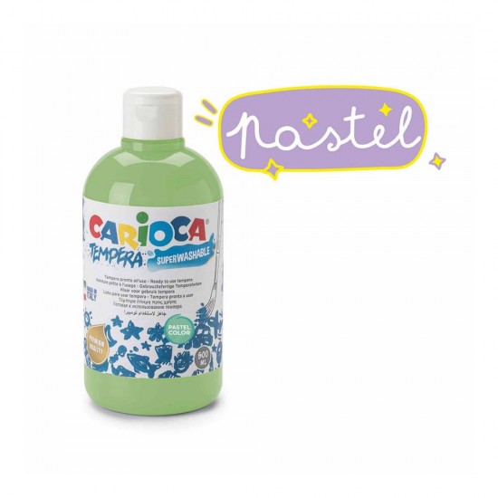 CARİOCA K027/43 TEMPERA BOYA YIKANABİLİR 500ML PASTEL YEŞİL