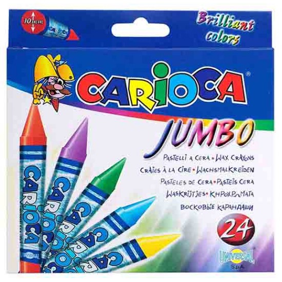 CARİOCA 42390 PASTEL BOYA KALIN 24LÜ