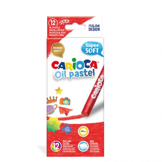 CARİOCA 43277 YAĞLI PASTEL BOYA KALEMİ 12Lİ