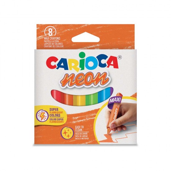 CARİOCA 44164 PASTEL BOYA KALEMİ FOS.NEON 8Lİ