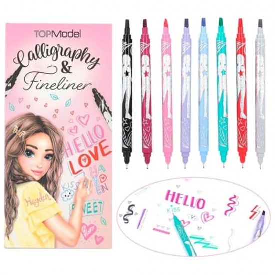 AGT TOPMODEL 411392 CALLIGRAPHY AND FINELINER SET