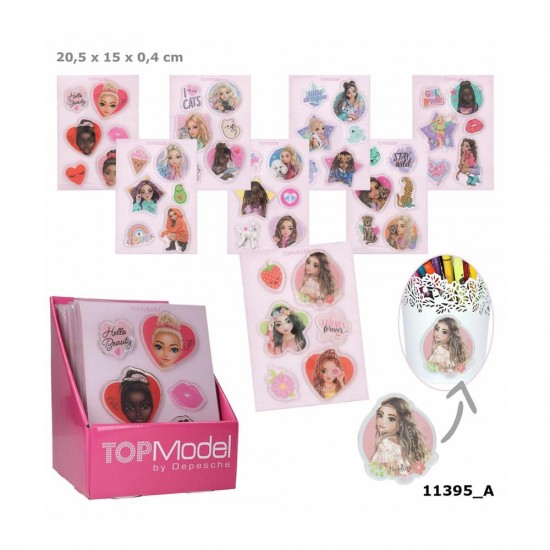 AGT TOPMODEL 411395 GLIBBIES STICKER SET