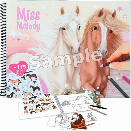 AGT TOPMODEL MİSS MELODY COLOURİNG BOOK