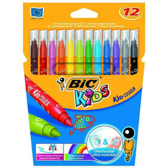 BİC KİDS COLOR KEÇELİ BOYA KALEMİ 12 RENK 9202937