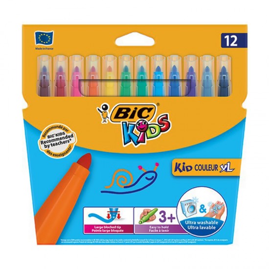 BİC KID COULEUR XL KEÇELİ BOYA KALEMİ 12Lİ 8289662