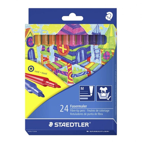 STAEDTLER 325 C24 NORIS CLUP KEÇELİ KALEM 24 lü