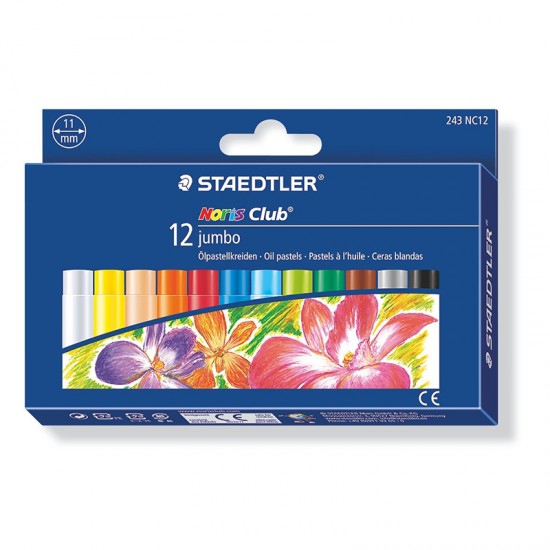 STAEDTLER 243-NC12-02 NORİS JUMBO PASTEL BOYA 12Lİ