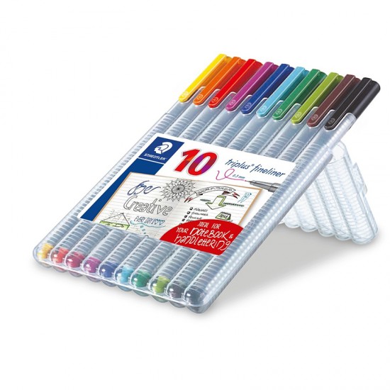 STAEDTLER 334 SB10AC TRIPLUS ÜÇGEN FİNELİNER 10