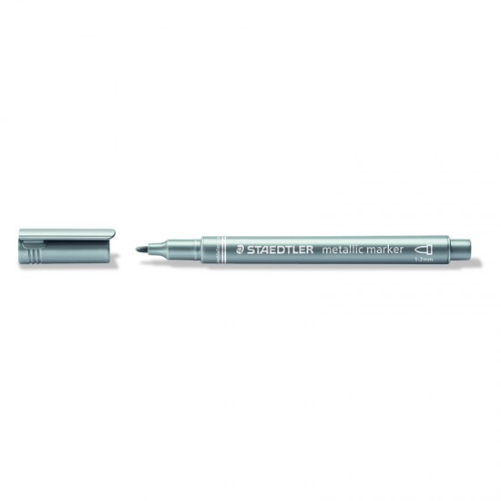 STAEDTLER 8323-81 METALİK MARKÖR GÜMÜŞ