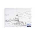 CEREN CEO-TU0002 CEOART DESENLİ TUVAL BOYASIZ 35X50