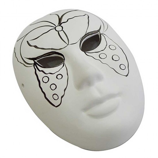 BU-BU MS0001 SERAMİK MASKE SETİ KELEBEK DESEN